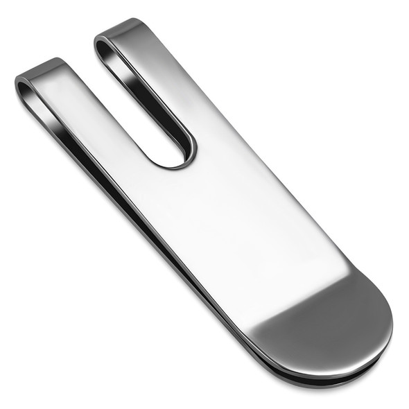 Personalized Stainless Steel Hinged Slim Money Clip